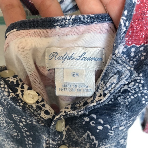 Ralph Lauren two piece tank and bloomer set. - Picture 4 of 5